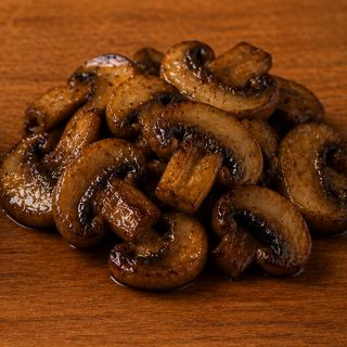 Butter-sautéed mushrooms